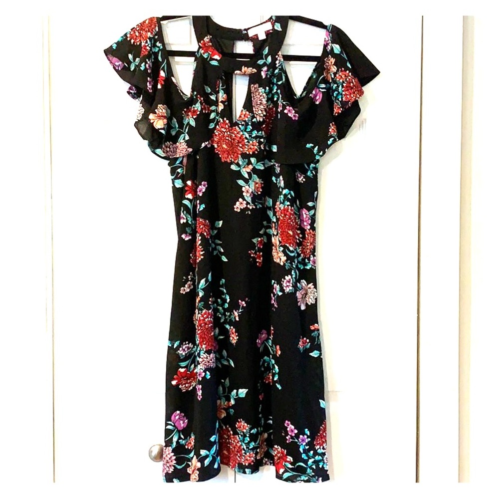 Cold shoulder dress